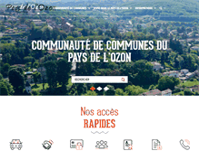 Tablet Screenshot of pays-ozon.com